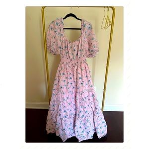 LOVESHACKFANCY x target pink long dress